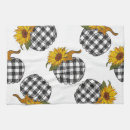 Search for sunflower decor kitchen towels Happy