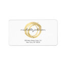 Search for circle return address labels Elegant
