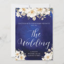 Search for cobalt blue wedding invitations Details on back