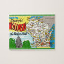 Search for wisconsin puzzles Map