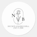 Search for couples names stickers Black and white