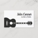 Search for guitar teacher business cards Music