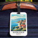 Search for greece luggage tags Illustration