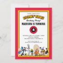 Search for animated invitations Looney tunes party