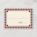 Search for ivory place cards Bride and groom names