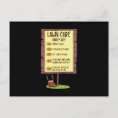 Search for lawn care postcards Gardener