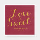 Search for love is sweet napkins Couple