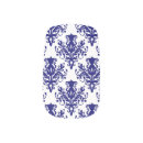 Search for navy blue and white nail art Floral