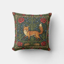 Search for fox pillows Vintage floral pattern