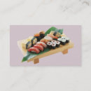 Search for sushi business cards Salmon