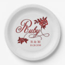 Search for anniversary plates Red