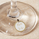 Search for gold wine charms Bride to be