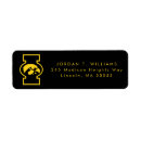Search for iowa return address labels Herky the hawk