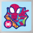 Search for spiderman graphic posters Glow webs glow