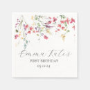 Search for wildflower napkins Flowers