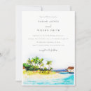 Search for maldives wedding invitations Watercolor