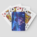 Search for floating playing cards Colorful