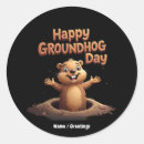 Search for groundhog stickers Happy groundhog day