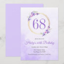 Search for 68th birthday invitations Modern
