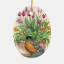 Search for robin ornaments Flower