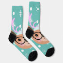 Search for funny christmas socks Reindeer