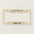 Search for farming license plate frames Cute