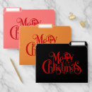Search for christmas file folders Red