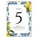 Search for bridal shower table cards Citrus