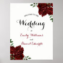 Search for red wedding signs Burgundy