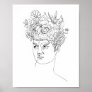 Search for black and white flower drawing art Line