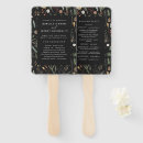 Search for boho wedding hand fans Botanical
