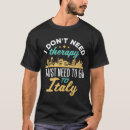 Search for italian mens tshirts Vacation