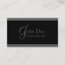 Search for funeral director business cards Mortician