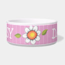 Search for pink dog bowls Daisies