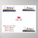 Search for white star line posters Titanic