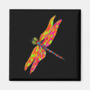Search for dragonfly magnets Wings