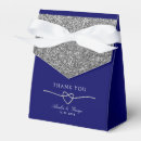 Search for royal blue favor boxes Silver
