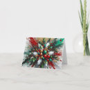 Search for christmas note cards Green