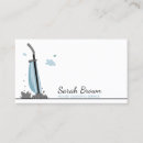 Search for vacuum cleaner business cards housekeeper