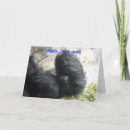 Search for funny gorilla birthday cards Happy