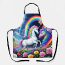 Search for unicorn aprons Rainbow