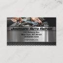 Search for engineer business cards Car mechanic
