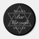 Search for bar mitzvah save the date magnets Star of david