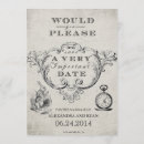 Search for alice in wonderland save date invitations Elegant