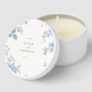 Search for blue toile candles Toile de jouy