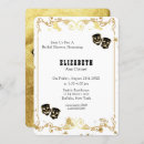 Search for black and gold bridal shower invitations Foil