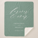 Search for wedding blankets Calligraphy