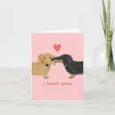Search for dachshund valentines day cards Weiner