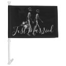 Search for just married car flags Honeymoon