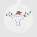 Search for longhorn cow christmas decor Bull